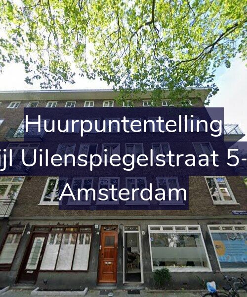 Foto gevel Huurpuntentelling voor Tijl Uilenspiegelstraat 5-1, Amsterdam