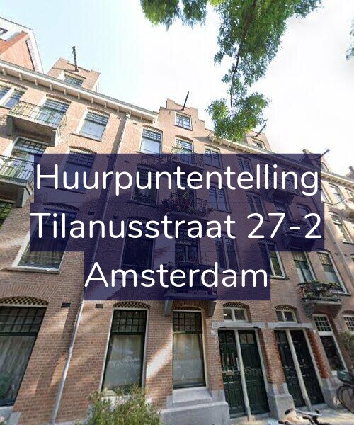 Foto gevel Huurpuntentelling voor Tilanusstraat 27-2, Amsterdam