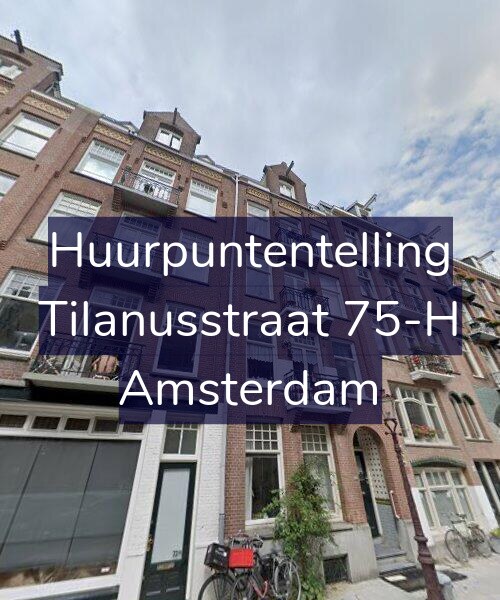 Foto gevel Huurpuntentelling voor Tilanusstraat 75-H, Amsterdam