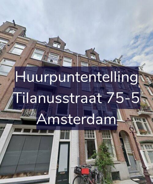 Foto gevel Huurpuntentelling voor Tilanusstraat 75-5, Amsterdam