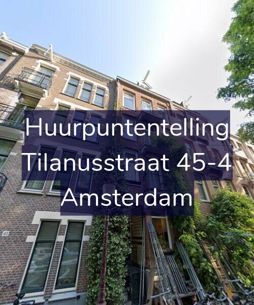 Foto gevel Huurpuntentelling voor Tilanusstraat 45-4, Amsterdam
