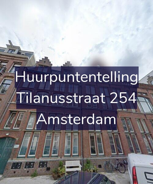 Foto gevel Huurpuntentelling voor Tilanusstraat 254, Amsterdam