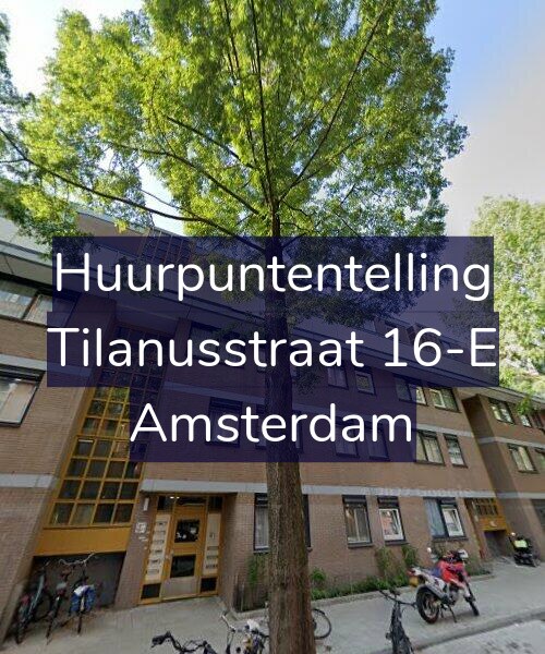 Foto gevel Huurpuntentelling voor Tilanusstraat 16-E, Amsterdam