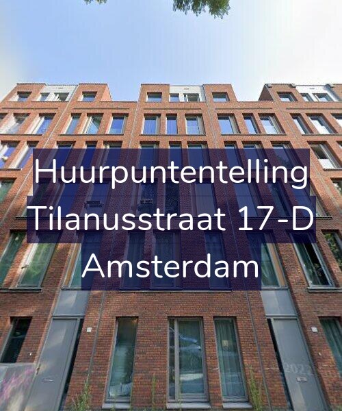 Foto gevel Huurpuntentelling voor Tilanusstraat 17-D, Amsterdam