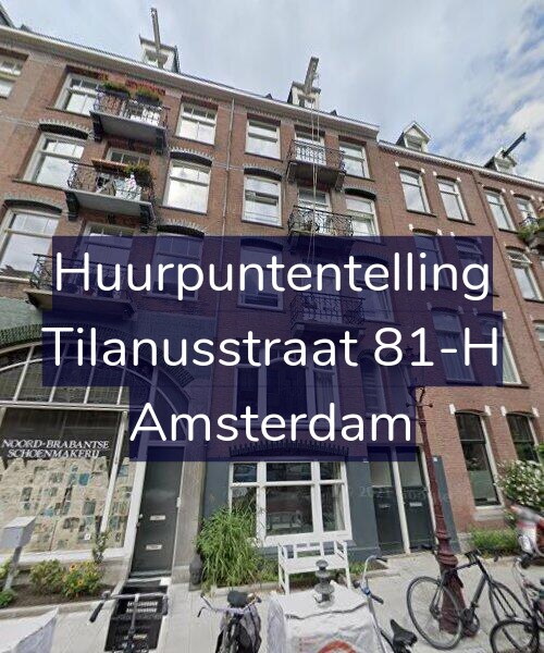 Foto gevel Huurpuntentelling voor Tilanusstraat 81-H, Amsterdam