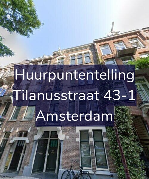 Foto gevel Huurpuntentelling voor Tilanusstraat 43-1, Amsterdam