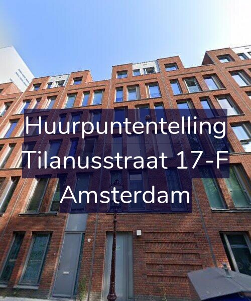 Foto gevel Huurpuntentelling voor Tilanusstraat 17-F, Amsterdam