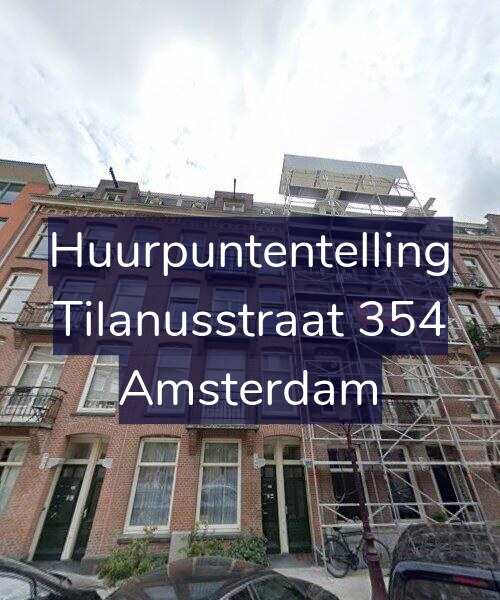Foto gevel Huurpuntentelling voor Tilanusstraat 354, Amsterdam