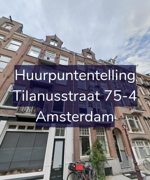 Foto gevel Huurpuntentelling voor Tilanusstraat 75-4, Amsterdam