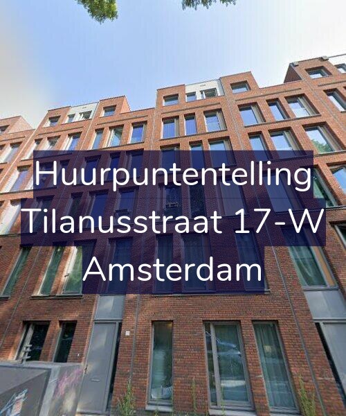 Foto gevel Huurpuntentelling voor Tilanusstraat 17-W, Amsterdam