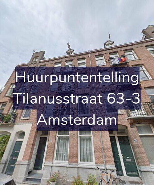 Foto gevel Huurpuntentelling voor Tilanusstraat 63-3, Amsterdam