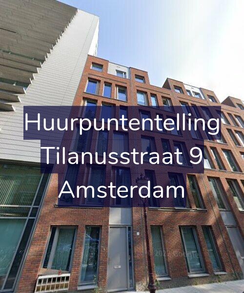 Foto gevel Huurpuntentelling voor Tilanusstraat 9, Amsterdam
