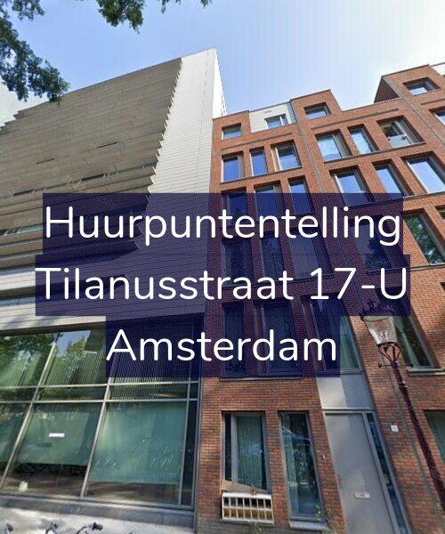Foto gevel Huurpuntentelling voor Tilanusstraat 17-U, Amsterdam