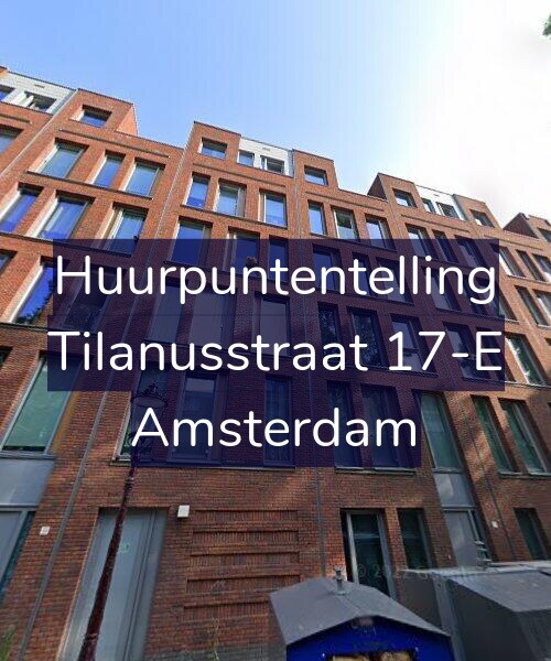 Foto gevel Huurpuntentelling voor Tilanusstraat 17-E, Amsterdam