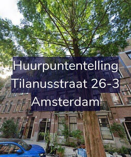Foto gevel Huurpuntentelling voor Tilanusstraat 26-3, Amsterdam