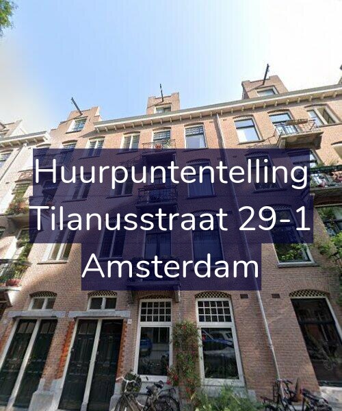 Foto gevel Huurpuntentelling voor Tilanusstraat 29-1, Amsterdam