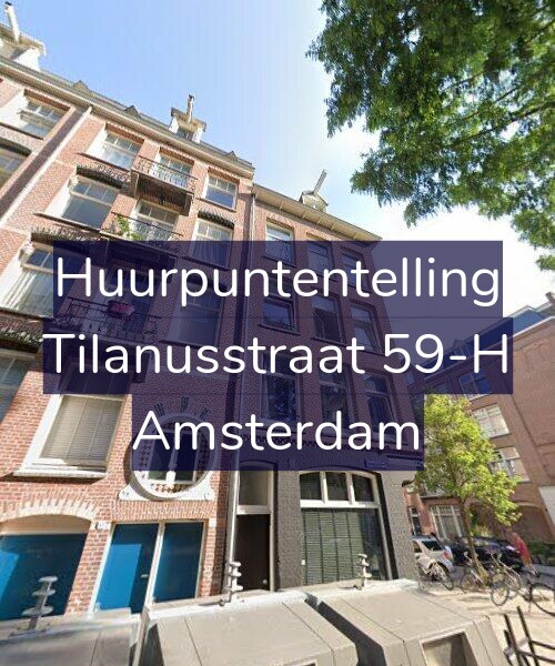 Foto gevel Huurpuntentelling voor Tilanusstraat 59-H, Amsterdam