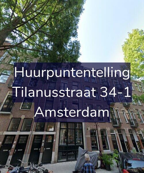 Foto gevel Huurpuntentelling voor Tilanusstraat 34-1, Amsterdam