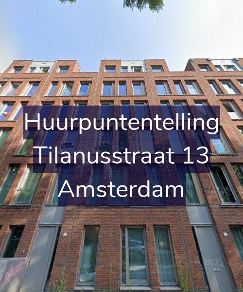 Foto gevel Huurpuntentelling voor Tilanusstraat 13, Amsterdam