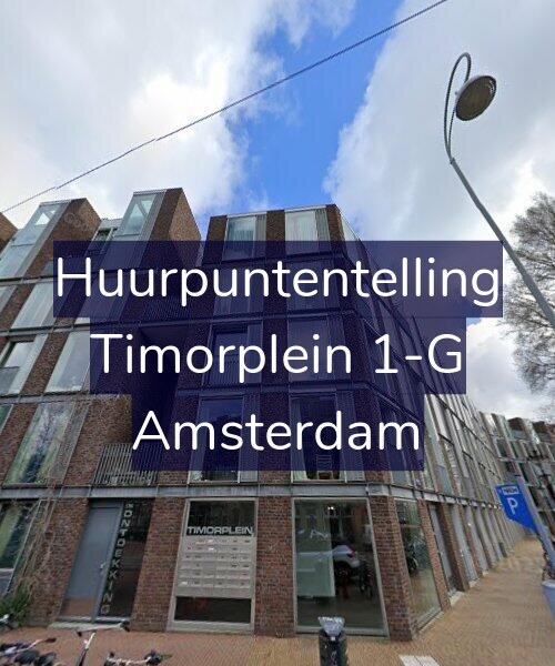 Foto gevel Huurpuntentelling voor Timorplein 1-G, Amsterdam