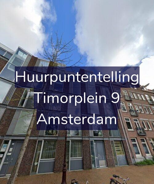 Foto gevel Huurpuntentelling voor Timorplein 9, Amsterdam