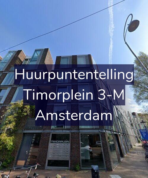 Foto gevel Huurpuntentelling voor Timorplein 3-M, Amsterdam