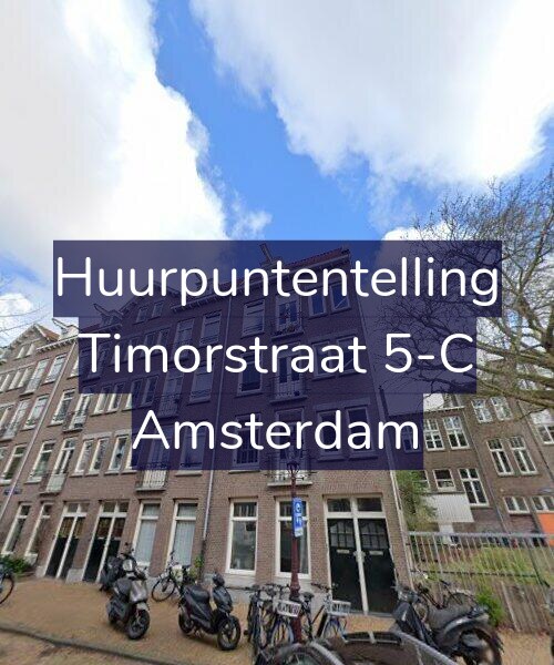 Foto gevel Huurpuntentelling voor Timorstraat 5-C, Amsterdam