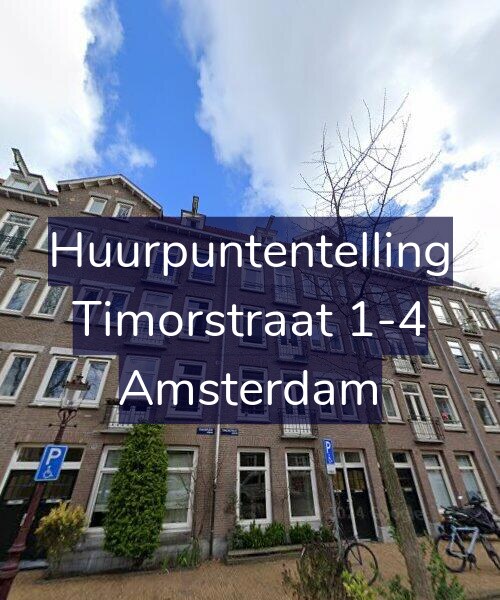 Foto gevel Huurpuntentelling voor Timorstraat 1-4, Amsterdam