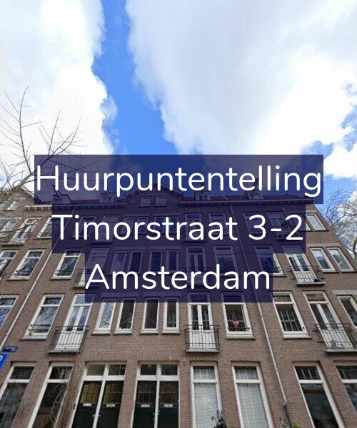 Foto gevel Huurpuntentelling voor Timorstraat 3-2, Amsterdam