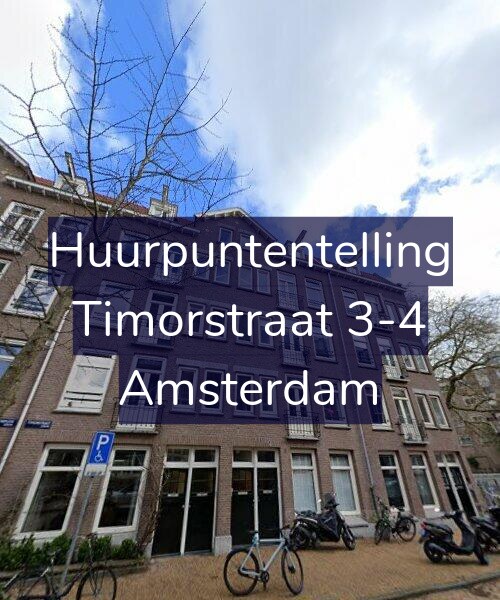 Foto gevel Huurpuntentelling voor Timorstraat 3-4, Amsterdam
