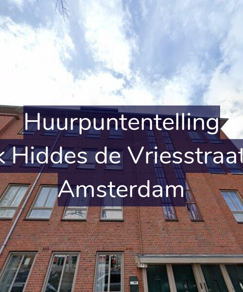 Foto gevel Huurpuntentelling voor Tjerk Hiddes de Vriesstraat 9-3, Amsterdam