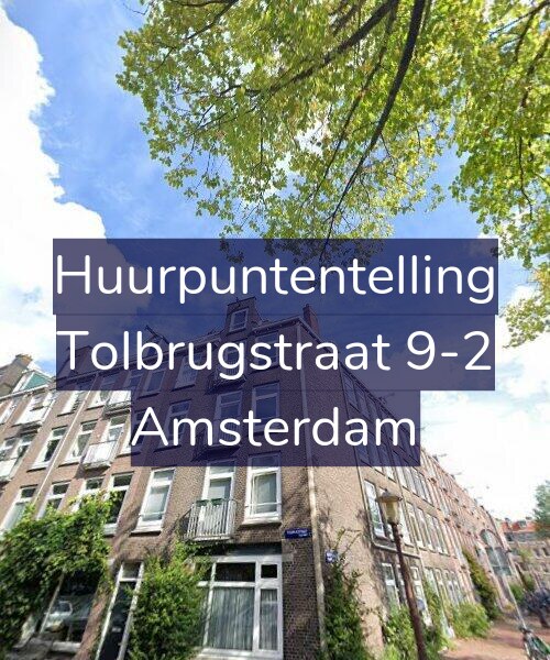 Foto gevel Huurpuntentelling voor Tolbrugstraat 9-2, Amsterdam