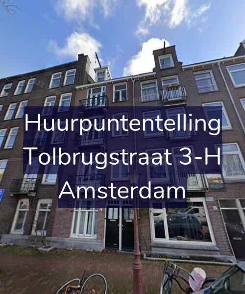 Foto gevel Huurpuntentelling voor Tolbrugstraat 3-H, Amsterdam