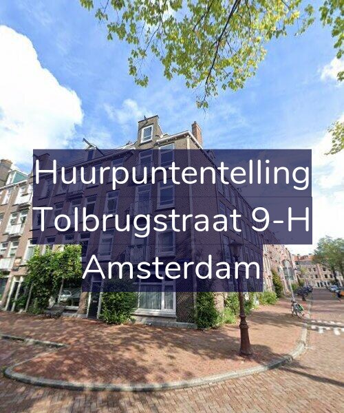 Foto gevel Huurpuntentelling voor Tolbrugstraat 9-H, Amsterdam