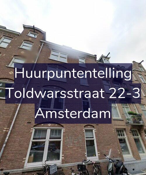 Foto gevel Huurpuntentelling voor Toldwarsstraat 22-3, Amsterdam
