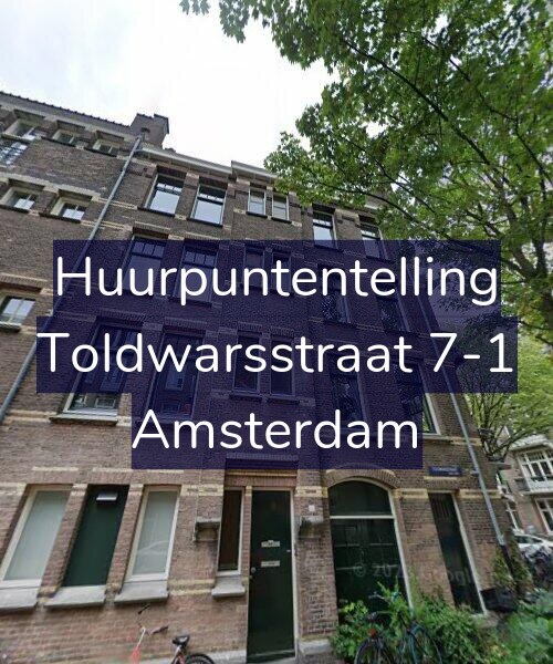 Foto gevel Huurpuntentelling voor Toldwarsstraat 7-1, Amsterdam