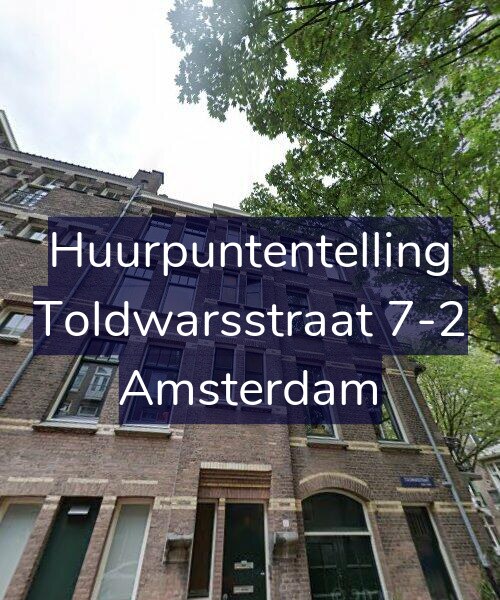 Foto gevel Huurpuntentelling voor Toldwarsstraat 7-2, Amsterdam