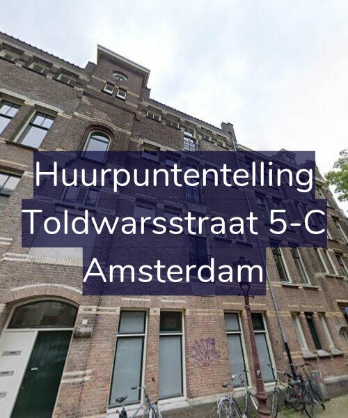 Foto gevel Huurpuntentelling voor Toldwarsstraat 5-C, Amsterdam