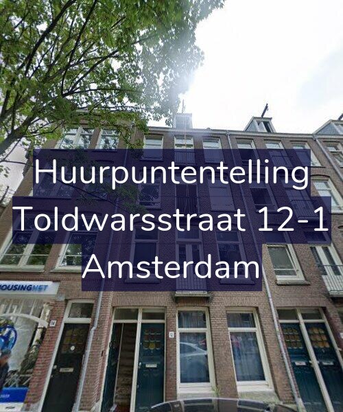 Foto gevel Huurpuntentelling voor Toldwarsstraat 12-1, Amsterdam