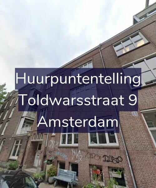 Foto gevel Huurpuntentelling voor Toldwarsstraat 9, Amsterdam