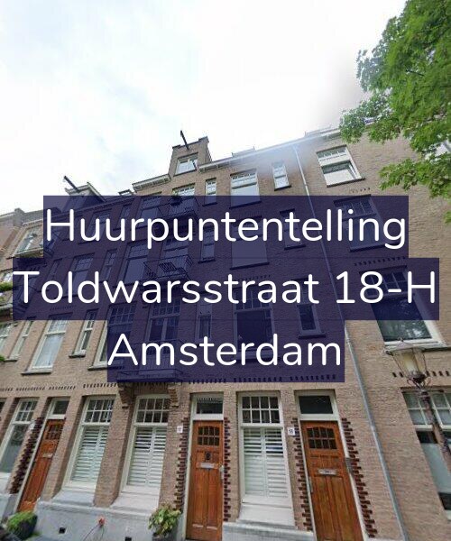 Foto gevel Huurpuntentelling voor Toldwarsstraat 18-H, Amsterdam