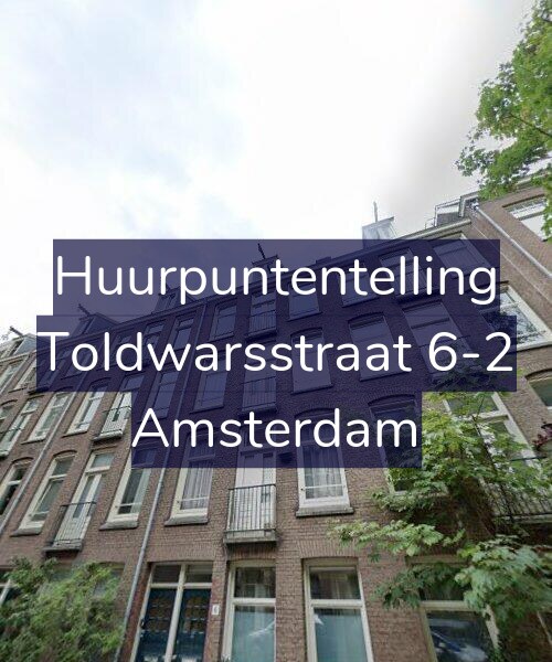 Foto gevel Huurpuntentelling voor Toldwarsstraat 6-2, Amsterdam