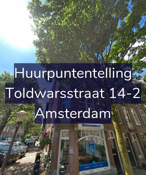 Foto gevel Huurpuntentelling voor Toldwarsstraat 14-2, Amsterdam