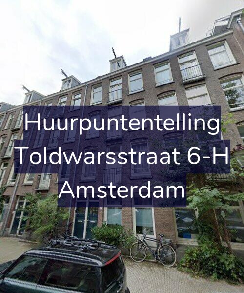 Foto gevel Huurpuntentelling voor Toldwarsstraat 6-H, Amsterdam