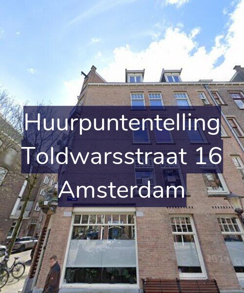 Foto gevel Huurpuntentelling voor Toldwarsstraat 16, Amsterdam