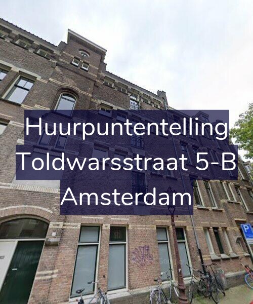 Foto gevel Huurpuntentelling voor Toldwarsstraat 5-B, Amsterdam