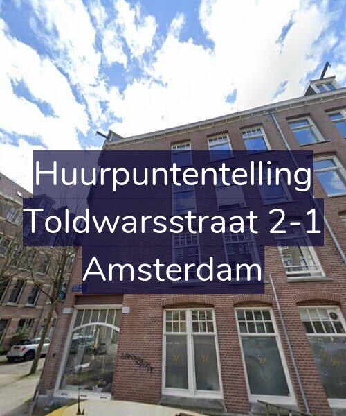 Foto gevel Huurpuntentelling voor Toldwarsstraat 2-1, Amsterdam