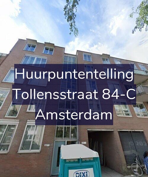 Foto gevel Huurpuntentelling voor Tollensstraat 84-C, Amsterdam