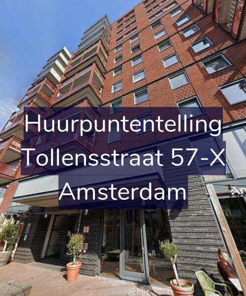 Foto gevel Huurpuntentelling voor Tollensstraat 57-X, Amsterdam