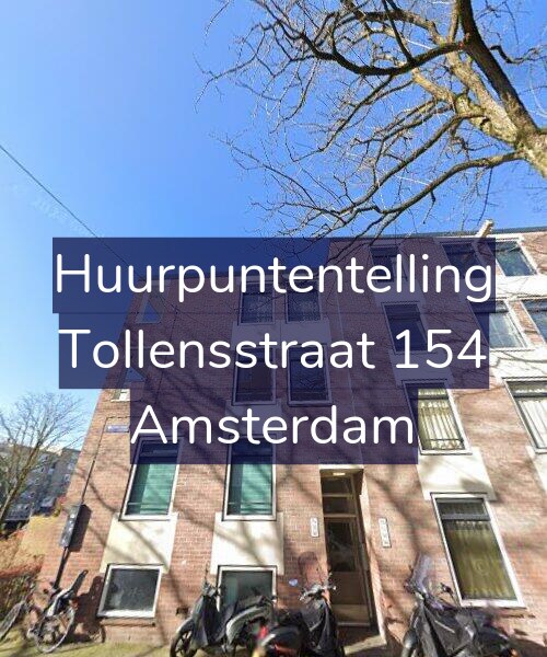 Foto gevel Huurpuntentelling voor Tollensstraat 154, Amsterdam